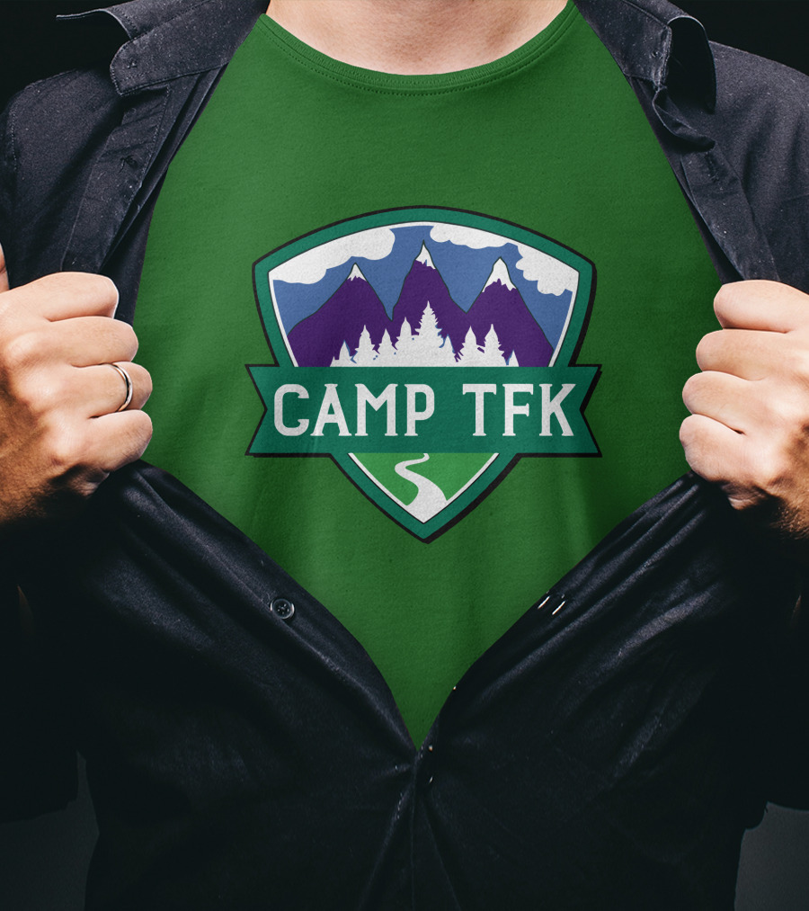 Camp TFK Mountain Adventure Badge T-Shirt