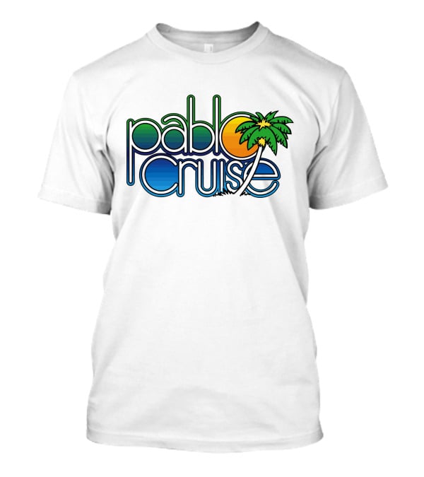 Pablo Cruise Logo Palm Tree Sun T-Shirt