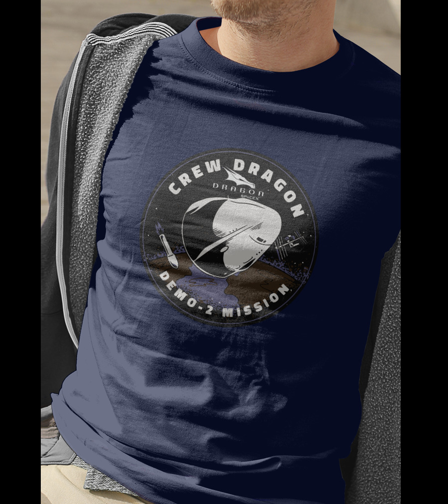 Crew Dragon Demo-2 Mission SpaceX T-Shirt