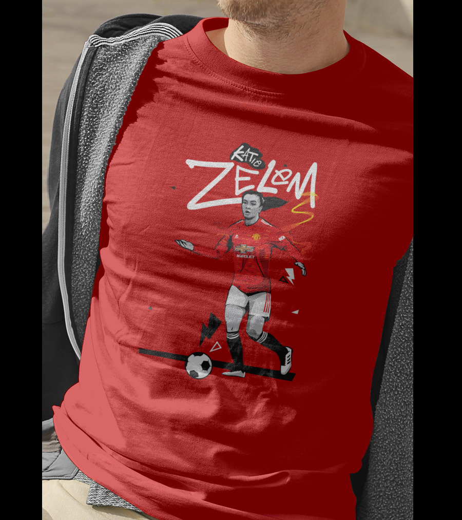 Katie Zelem Manchester United Football Player T-Shirt