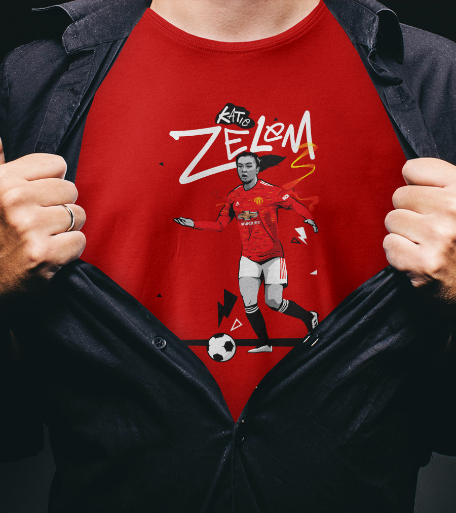 Katie Zelem Manchester United Football Player T-Shirt