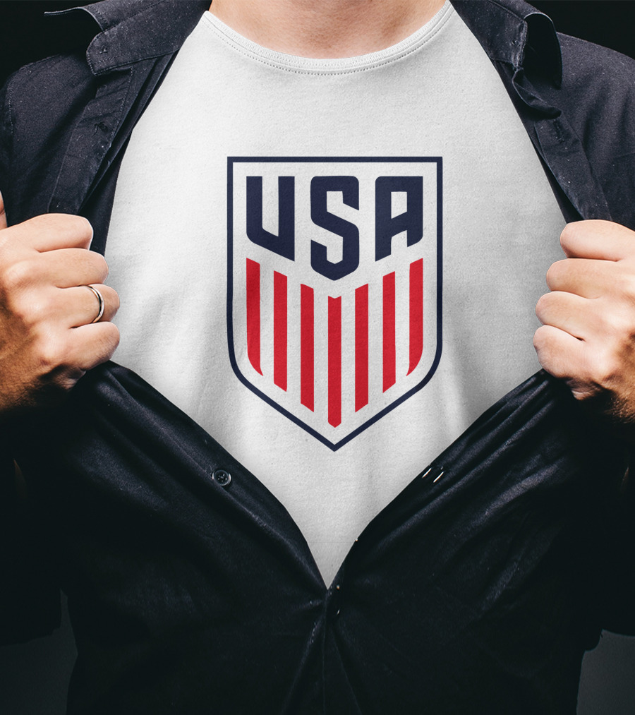 USA Soccer Team Crest Emblem T-Shirt