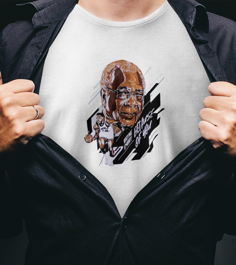 Wayne Embry Basketball Legacy Because Of You T-Shirt