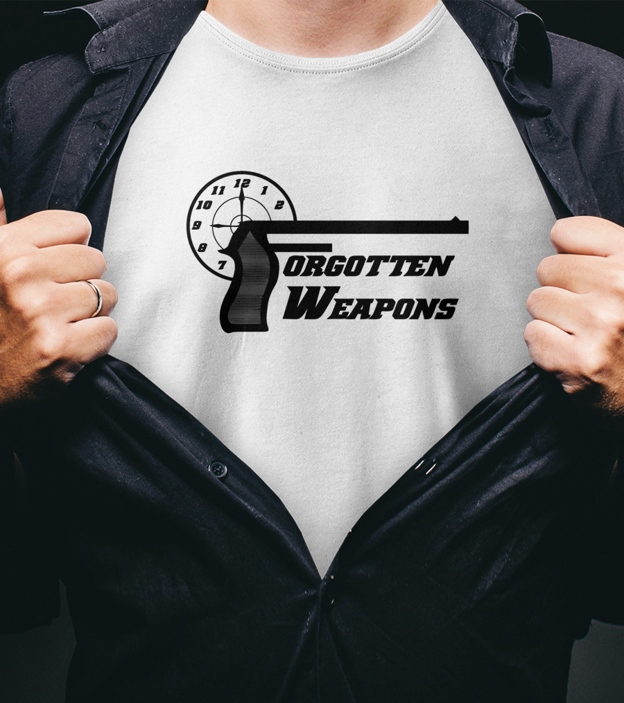 Forgotten Weapons Clock Shooting Target T-Shirt
