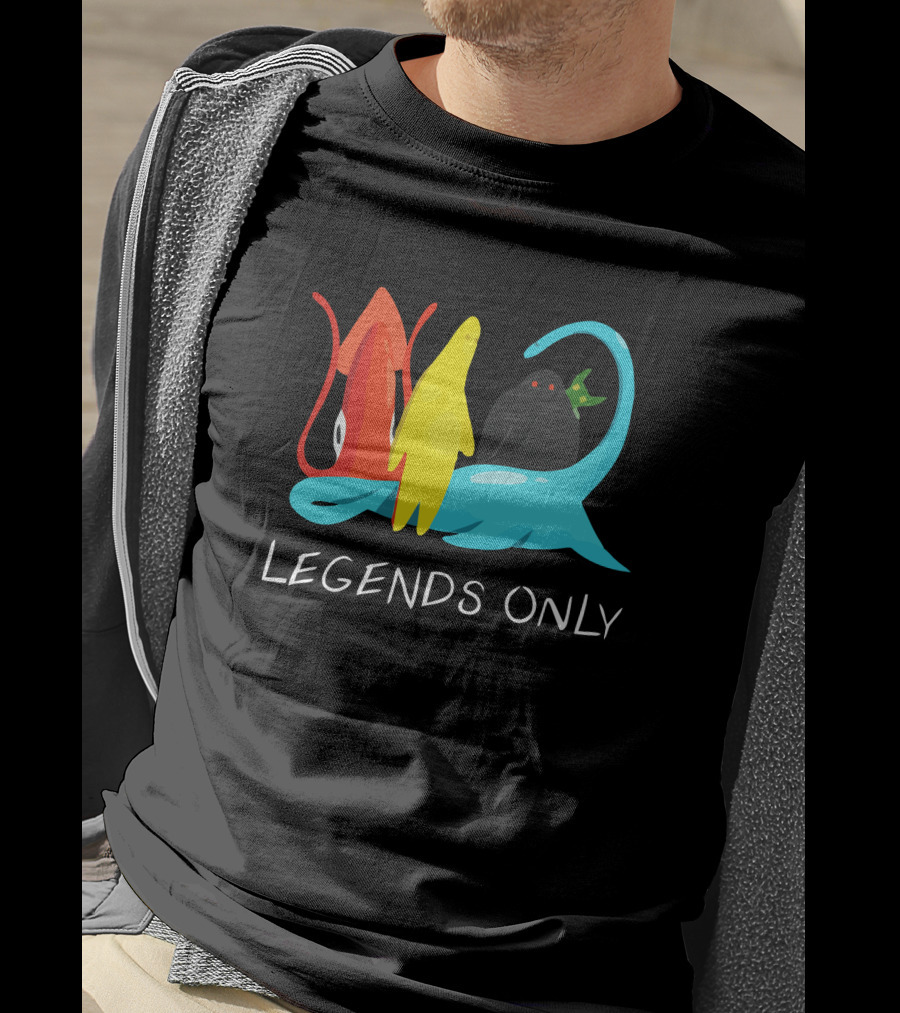 Legends Only Cryptid Crew: Sea Monster And Mythical Creatures T-Shirt