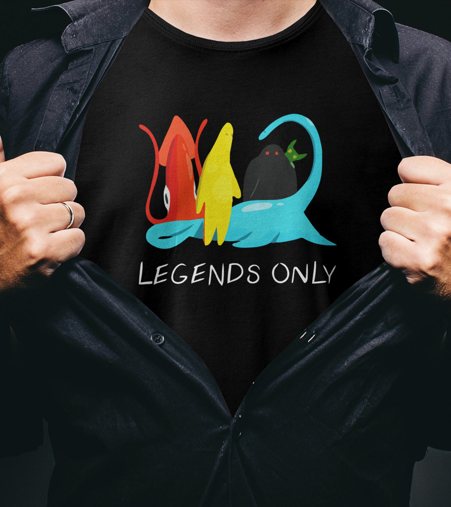 Legends Only Cryptid Crew: Sea Monster And Mythical Creatures T-Shirt