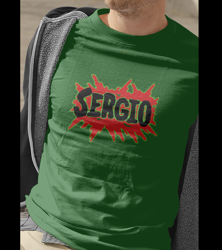 Sergio Romo Day Sergio Logo Burst T-Shirt