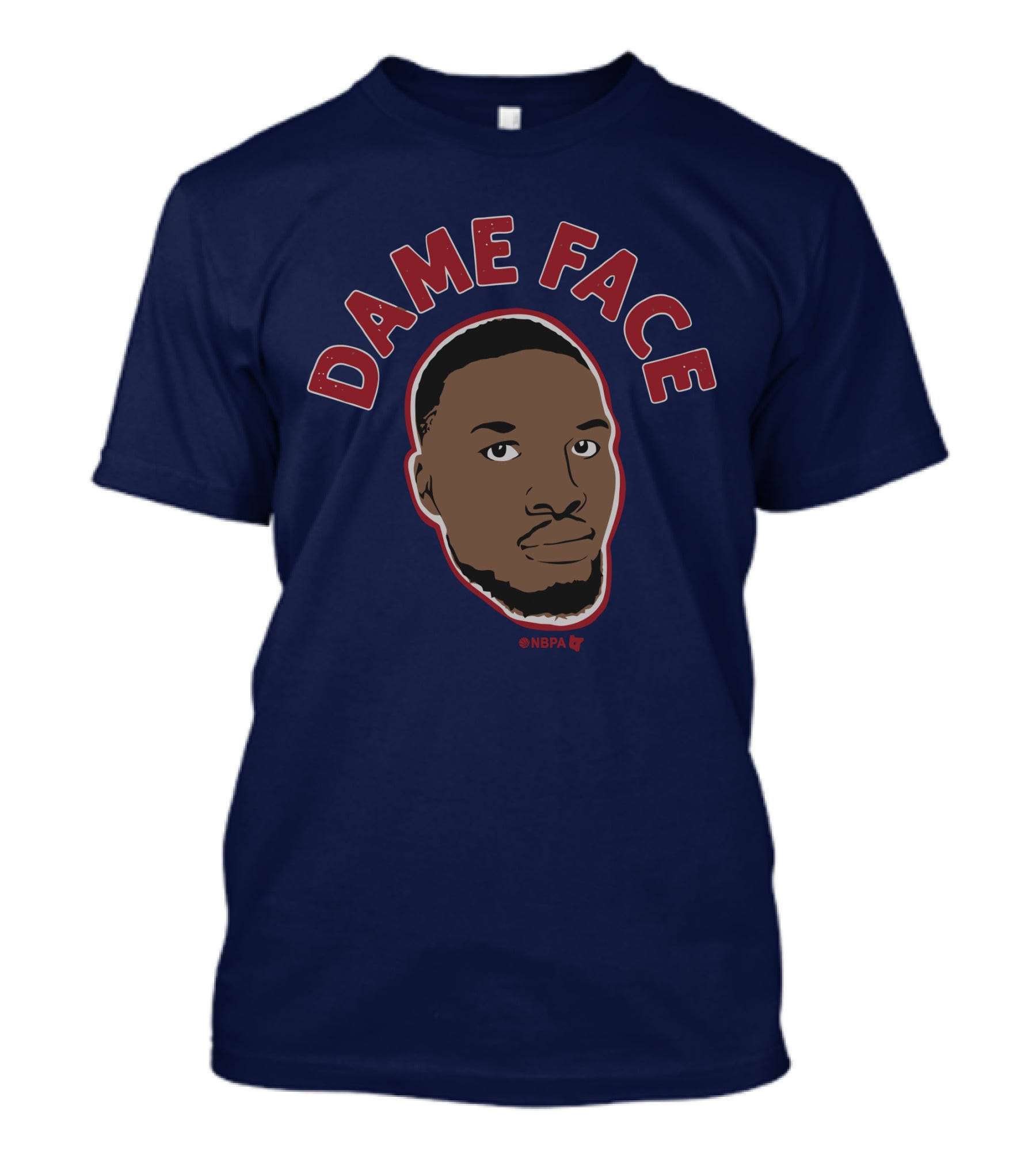 Dame Face Damian Lillard NBPA T-Shirt