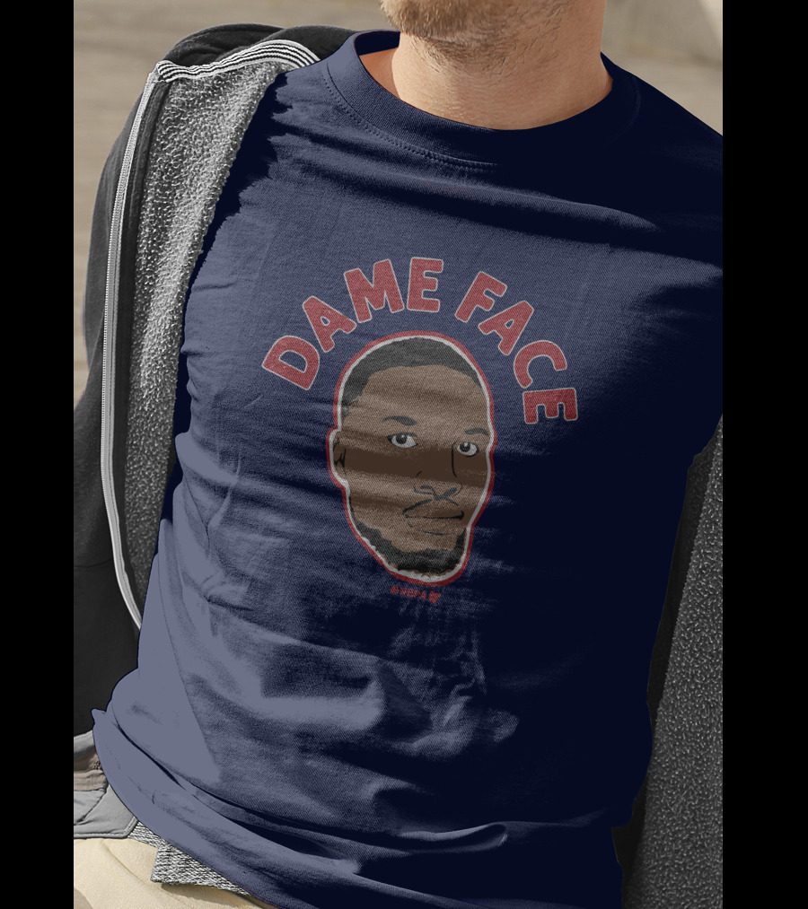 Dame Face Damian Lillard NBPA T-Shirt