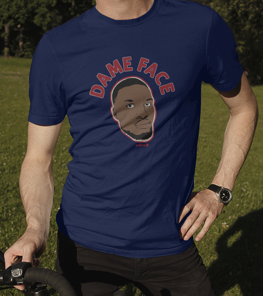Dame Face Damian Lillard NBPA T-Shirt