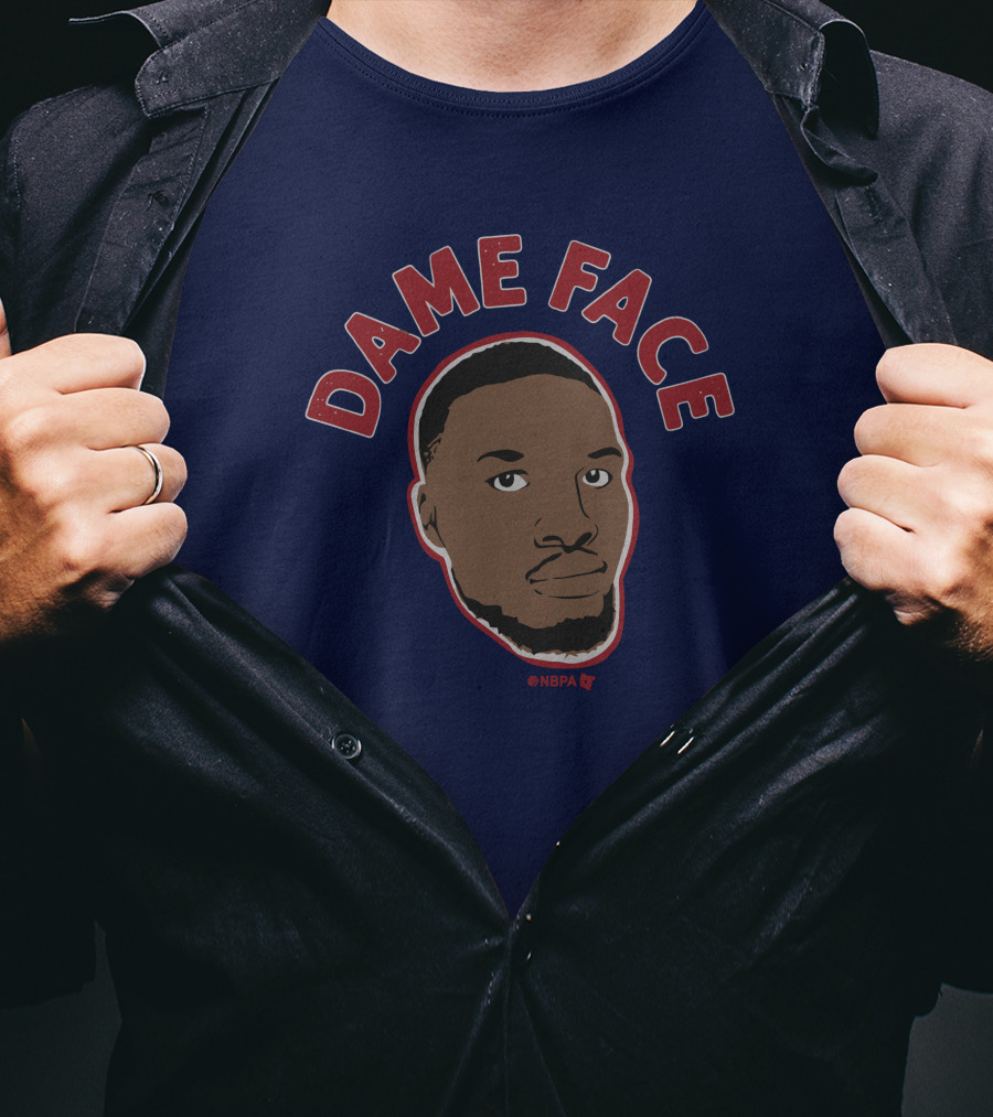 Dame Face Damian Lillard NBPA T-Shirt