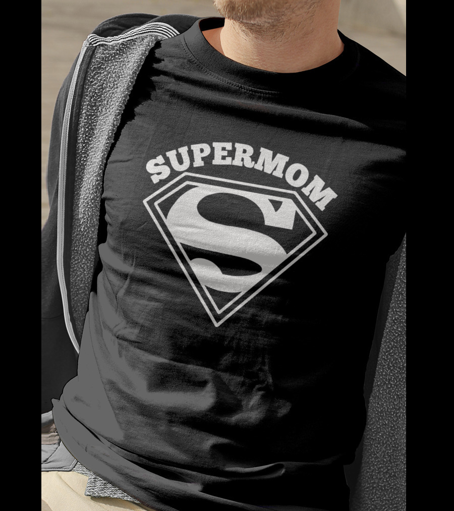 Supermom S Logo Power Emblem T-Shirt