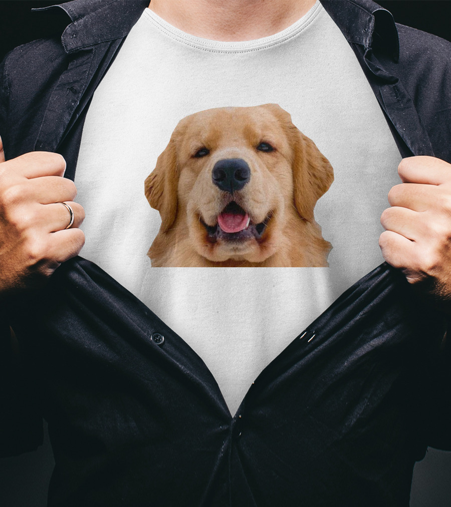 Tucker Budzyn Golden Retriever Face T-Shirt