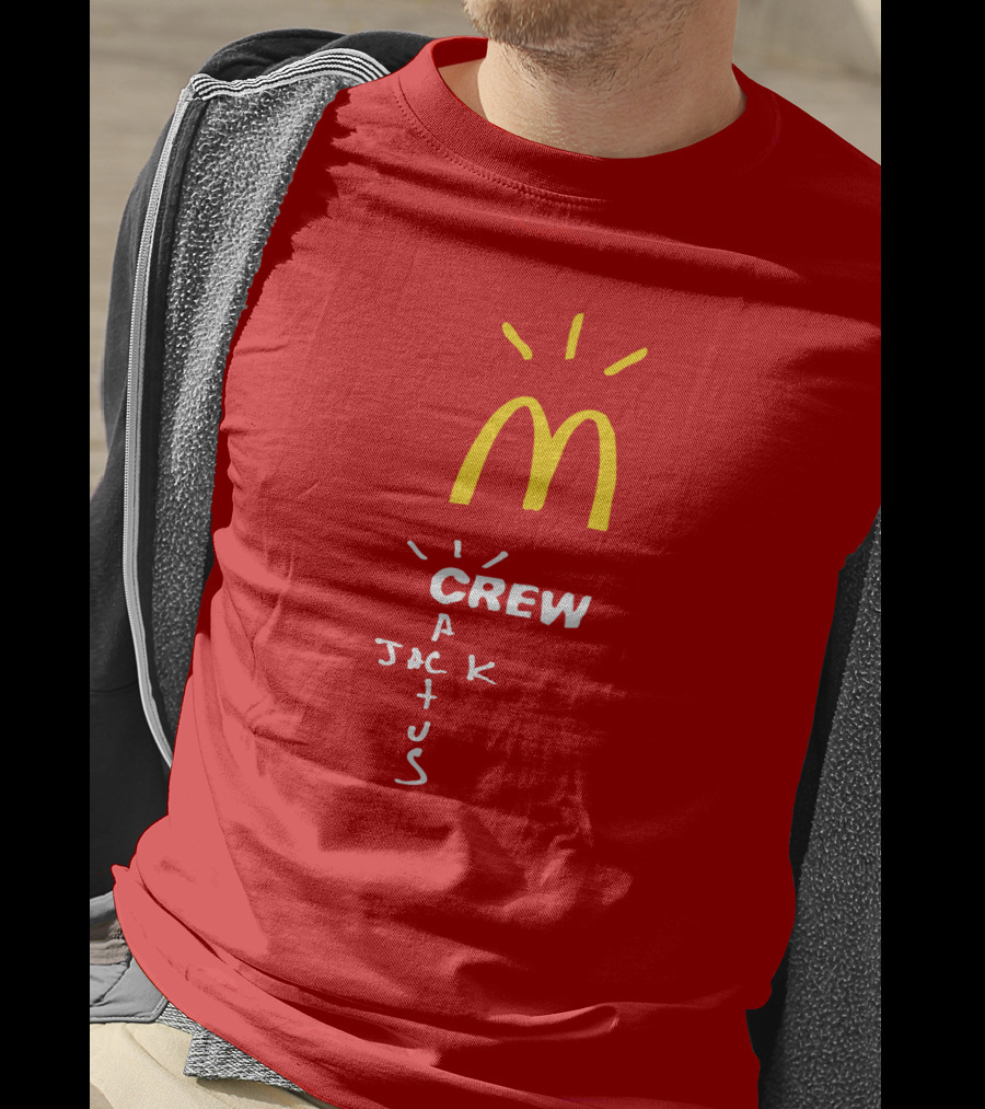 McDonalds Cactus Jack Crew Travis Scott Collaboration Toy T-Shirt