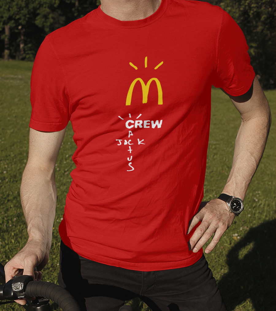 McDonalds Cactus Jack Crew Travis Scott Collaboration Toy T-Shirt