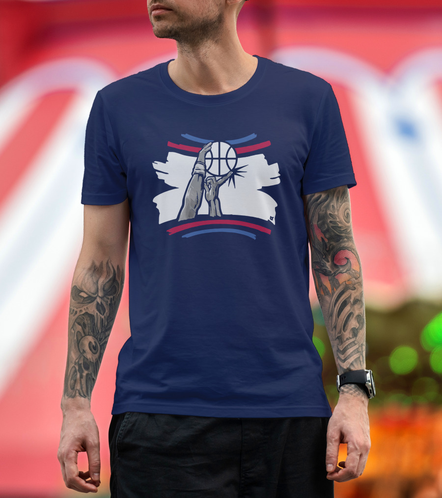 The Finger Block Basketball Iconic Defense Move T-Shirt