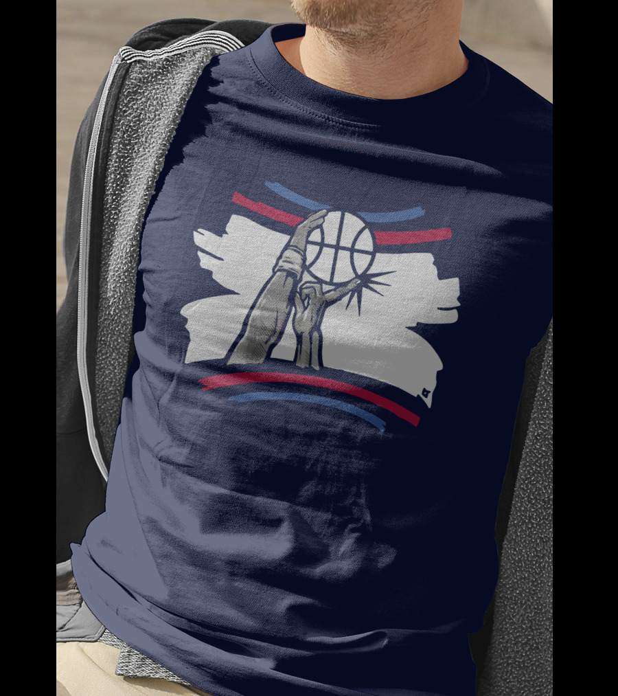 The Finger Block Basketball Iconic Defense Move T-Shirt