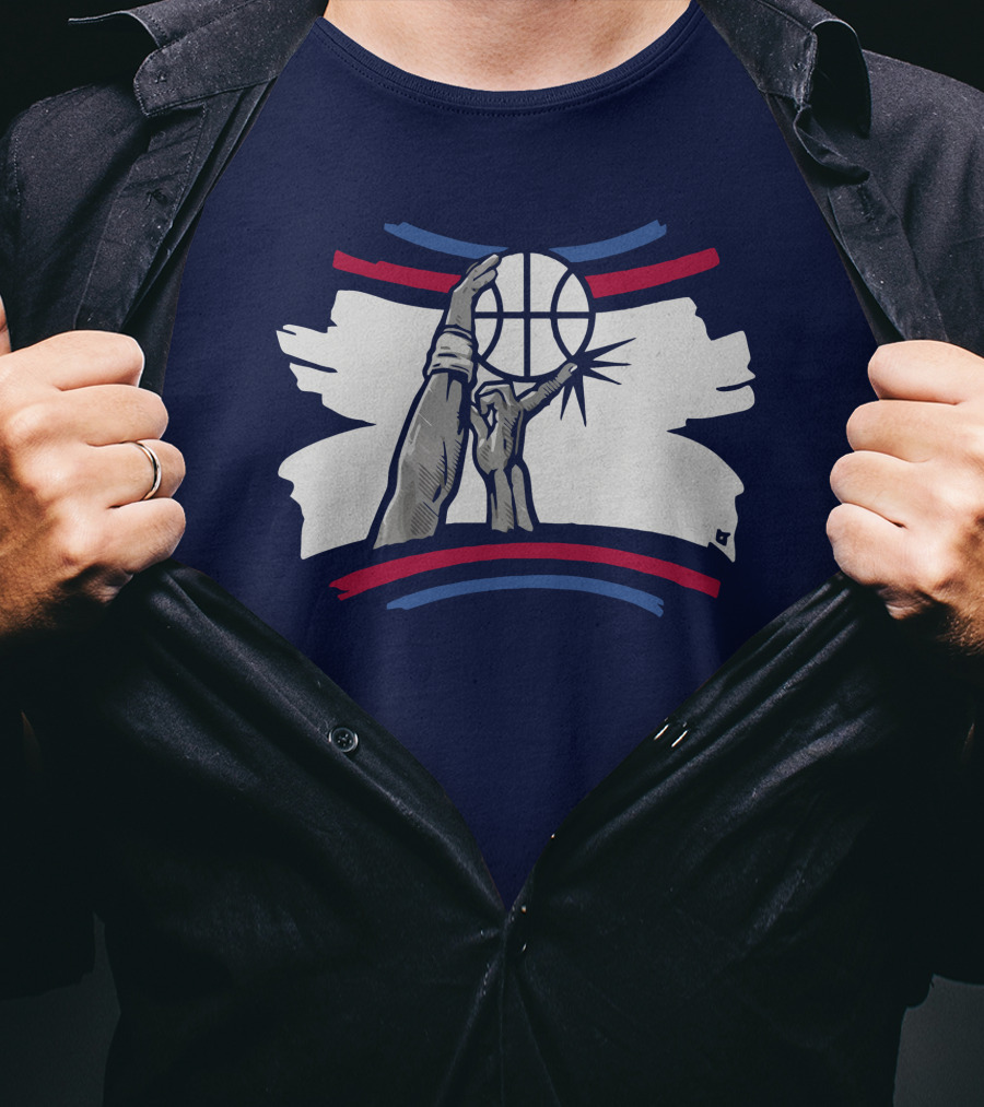 The Finger Block Basketball Iconic Defense Move T-Shirt