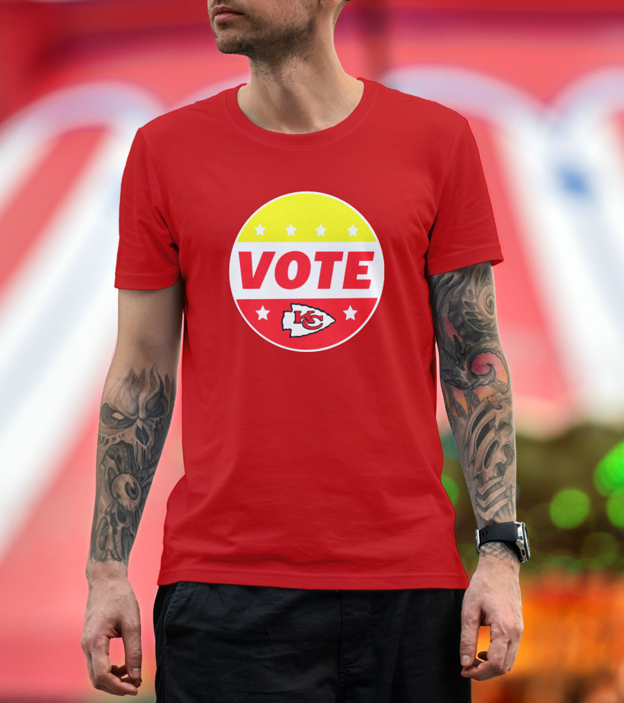 Vote Chiefs KC Red Stars Circle T-Shirt