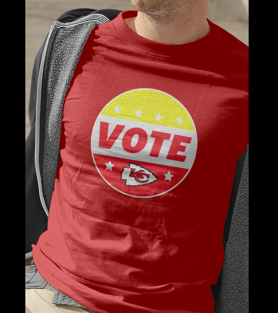 Vote Chiefs KC Red Stars Circle T-Shirt