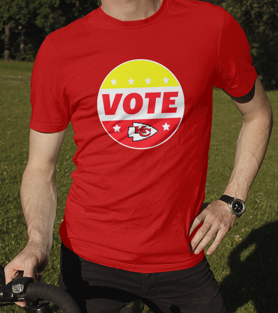 Vote Chiefs KC Red Stars Circle T-Shirt