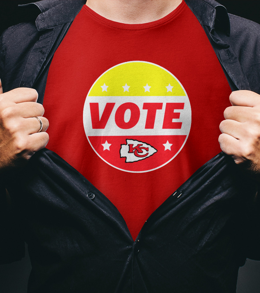 Vote Chiefs KC Red Stars Circle T-Shirt
