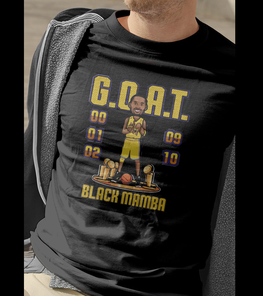 G.O.A.T. Black Mamba 00 01 02 09 10 T-Shirt