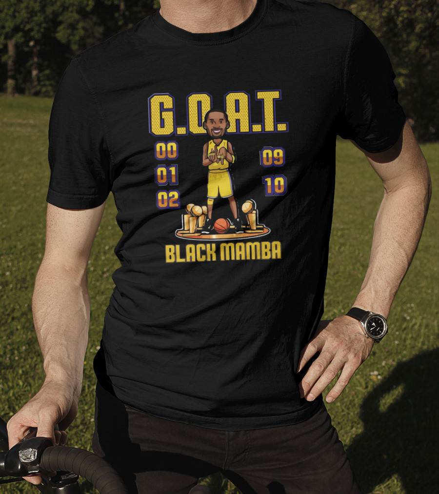 G.O.A.T. Black Mamba 00 01 02 09 10 T-Shirt
