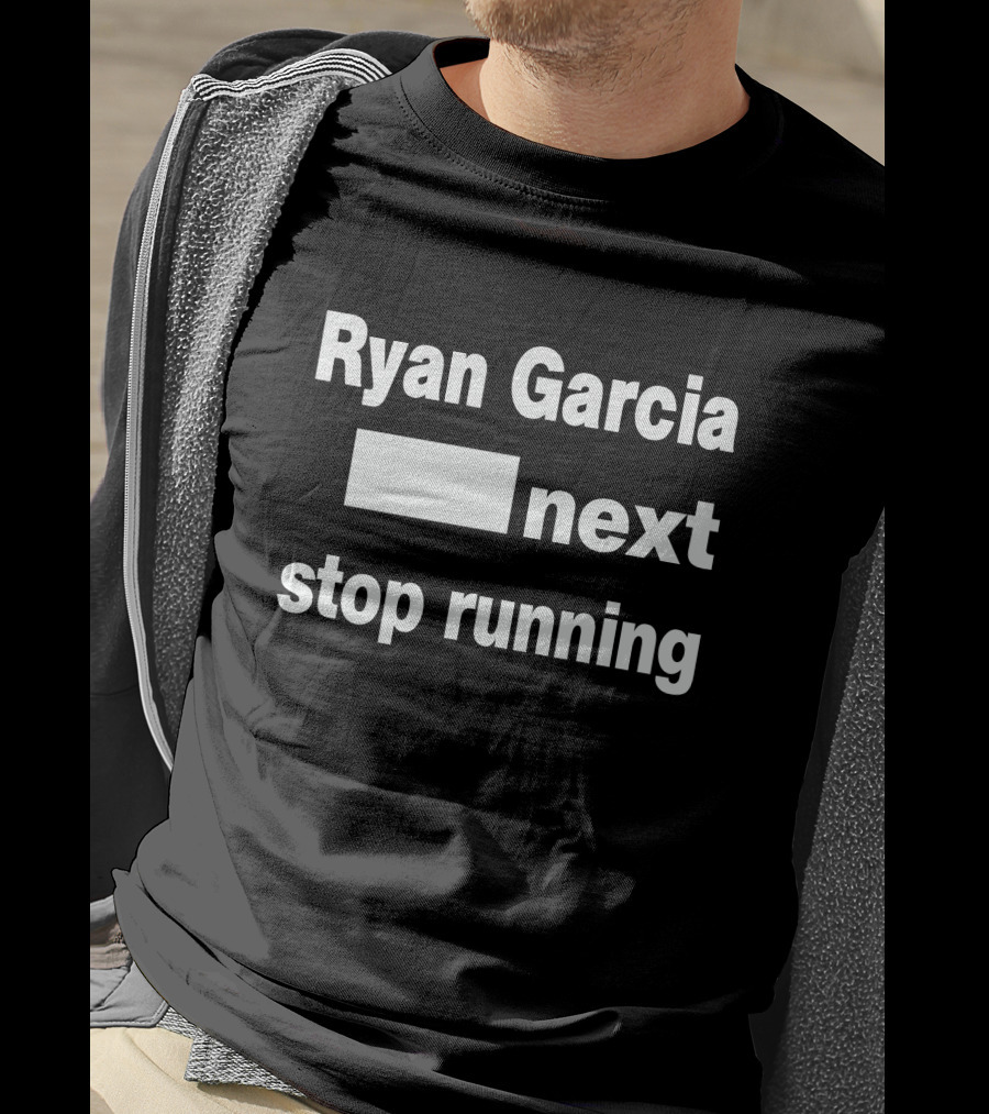 Ryan Garcia Blank Space Next Stop Running T-Shirt