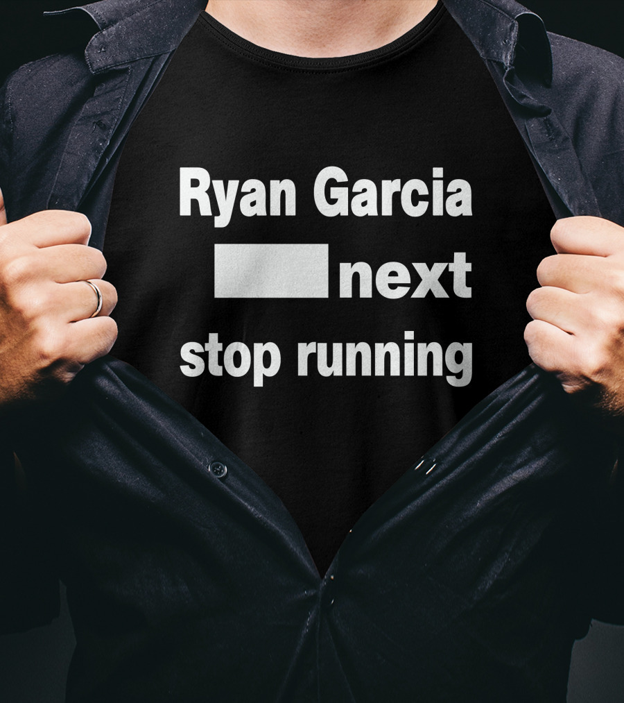 Ryan Garcia Blank Space Next Stop Running T-Shirt