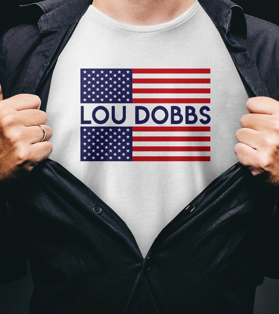 LOU DOBBS American Flag T-Shirt