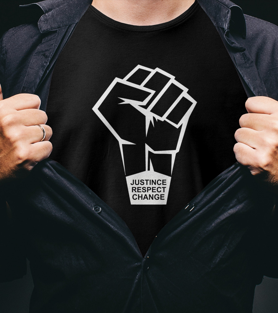Kohls BLM Justice Respect Change Fist T-Shirt