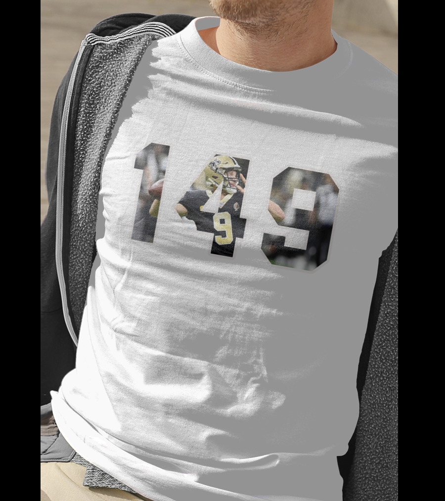 Drew Brees 149 Football Quarterback New Orleans Saints T-Shirt