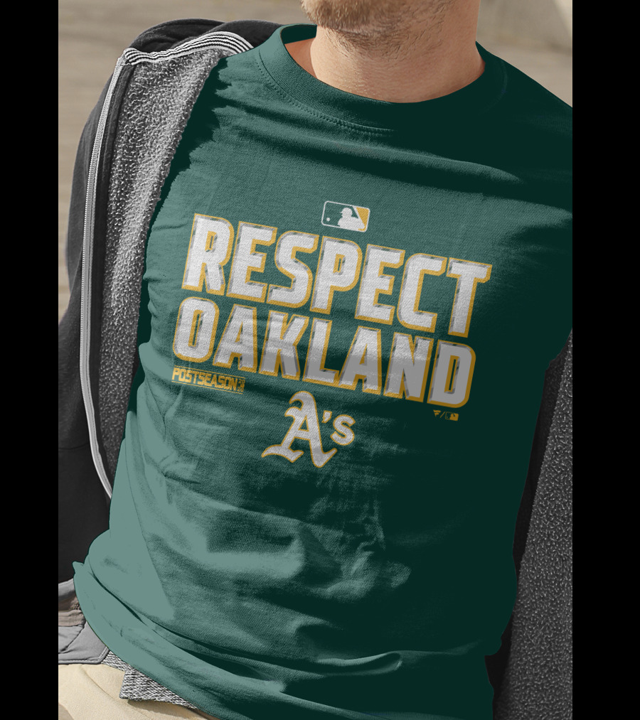 Respect Oakland A's Postseason MLB T-Shirt