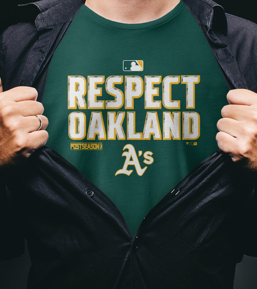 Respect Oakland A's Postseason MLB T-Shirt