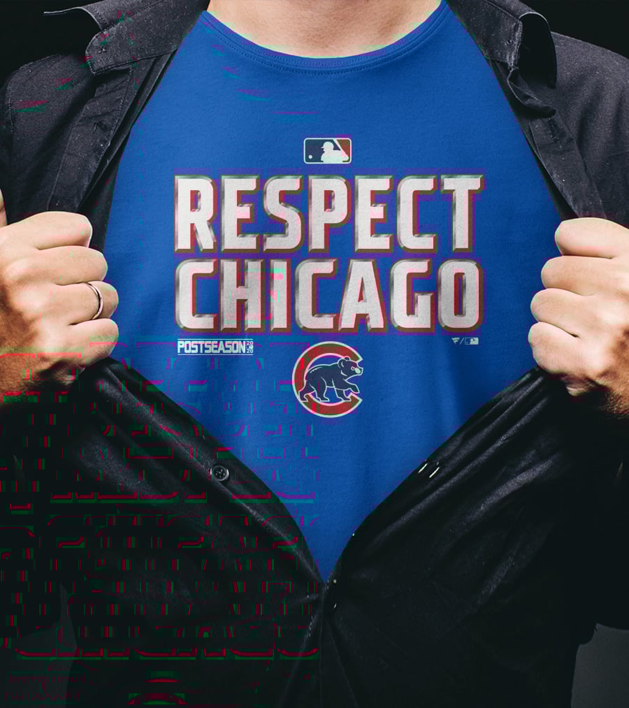 Respect Chicago Cubs Postseason MLB T-Shirt