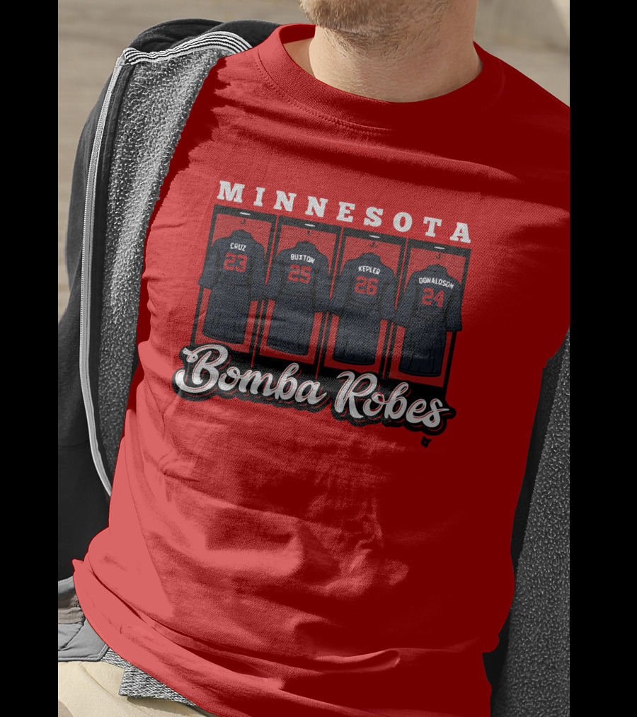 Minnesota Bomba Robes Cruz Buxton Kepler Donaldson Baseball T-Shirt