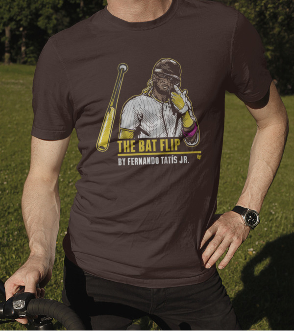 The Bat Flip By Fernando Tatis Jr. San Diego Padres T-Shirt