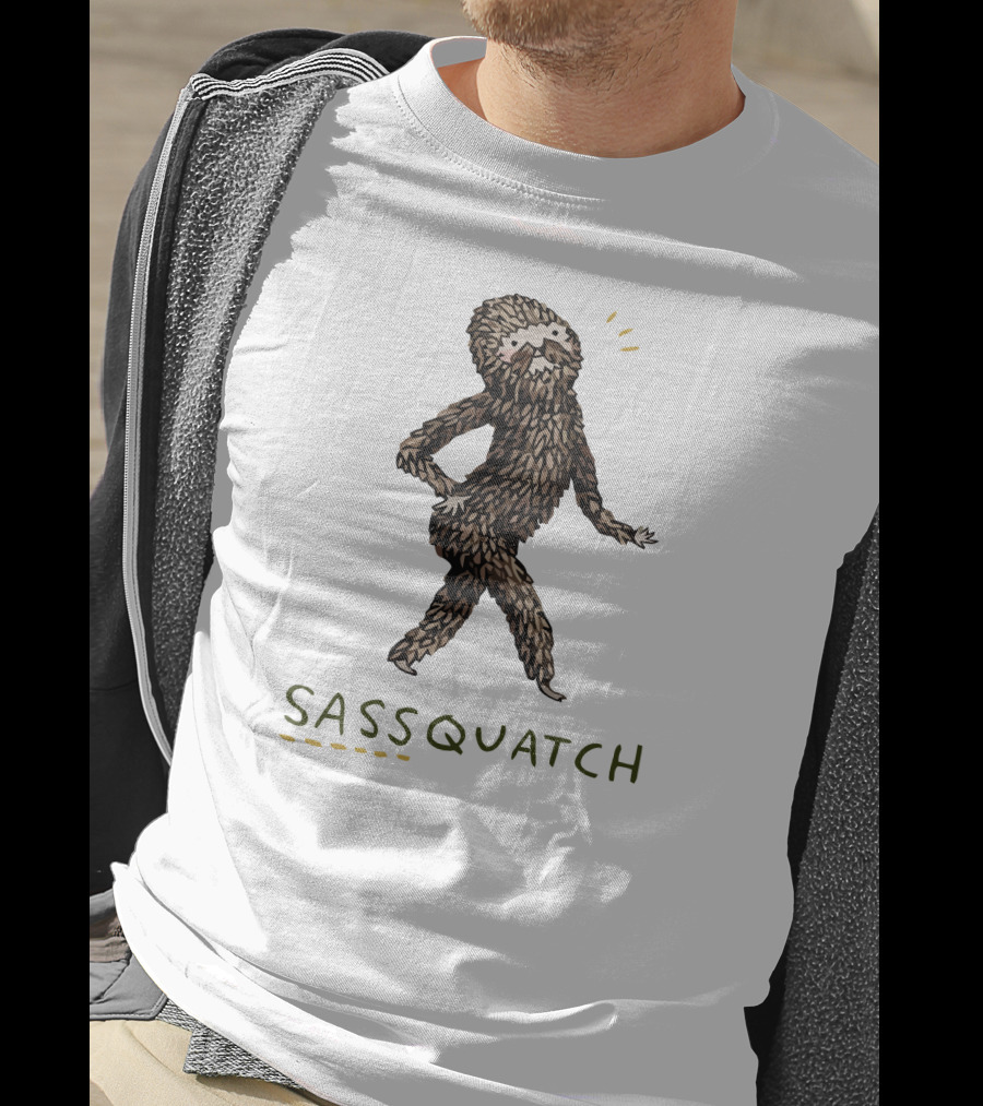 Sassquatch Bigfoot With A Sassy Attitude T-Shirt