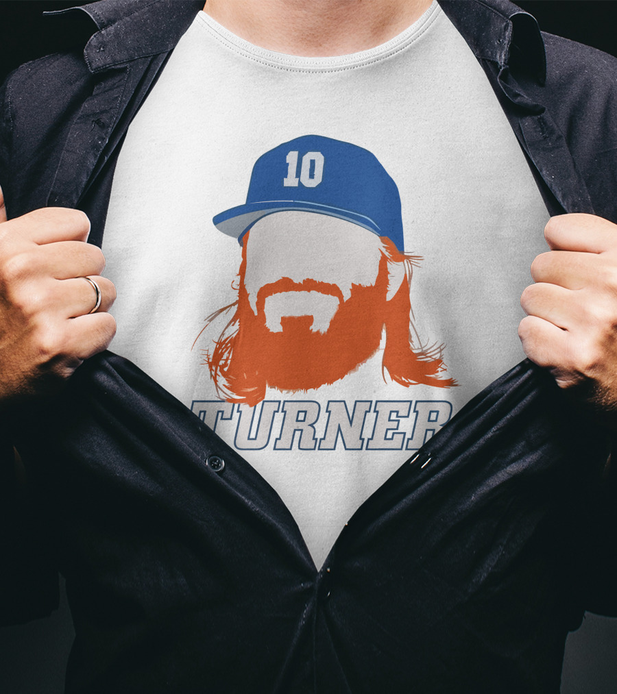 Turner 10 Blue Cap Orange Beard T-Shirt