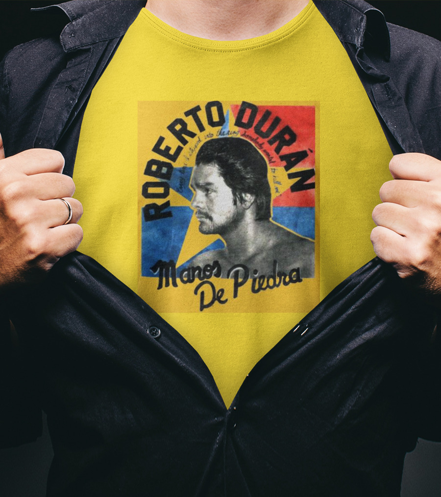 Roberto Durán Manos De Piedra Retro Boxing Legend Classic T-Shirt