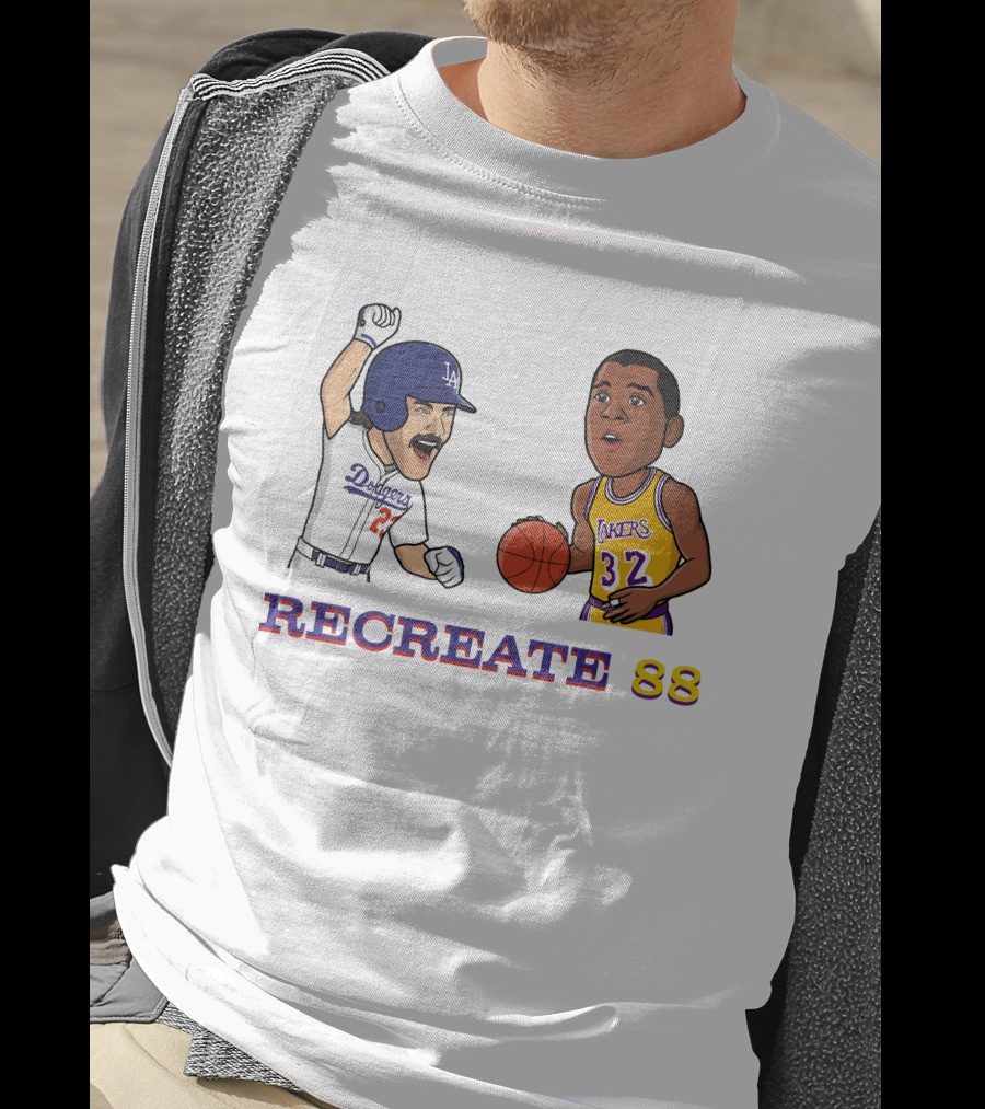 Dodgers Lakers Recreate 88 T-Shirt