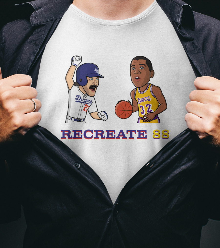 Dodgers Lakers Recreate 88 T-Shirt