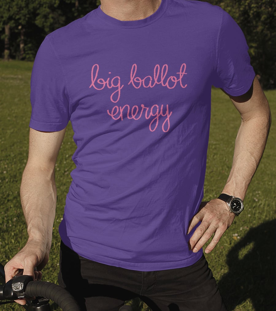 Big Ballot Energy Purple T-Shirt