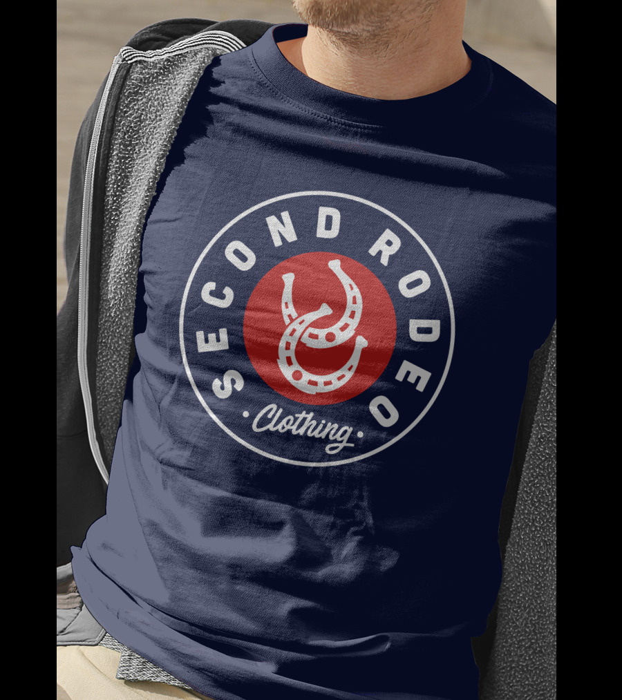 Second Rodeo Clothing Horseshoe Badge T-Shirt