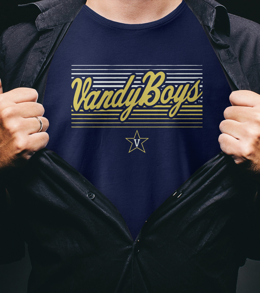 VandyBoys Vanderbilt Baseball Vandy Star T-Shirt