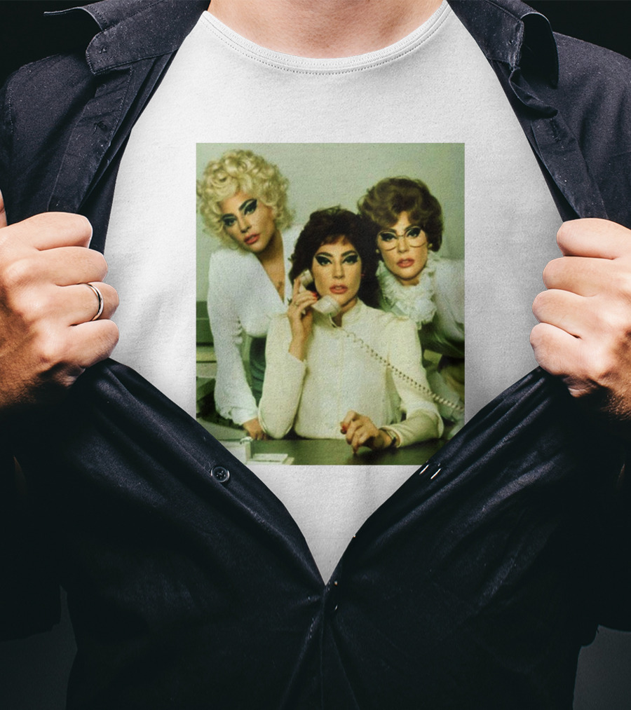 Gaga 9 To 5 Vintage Office Look T-Shirt