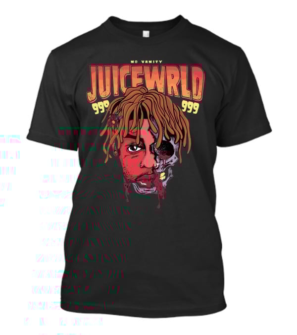 JUICE WRLD No Vanity 999 Skull Face T-Shirt