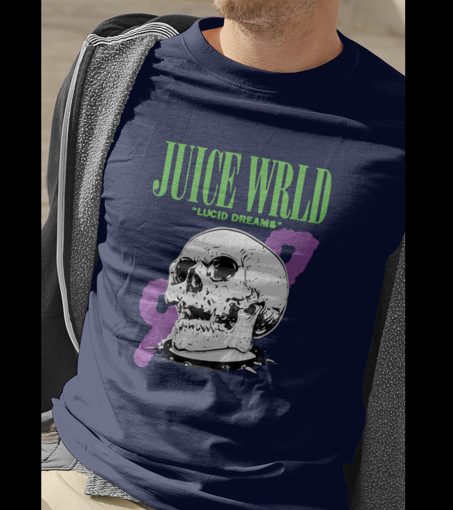 JUICE WRLD LUCID DREAMS 999 Skull T-Shirt