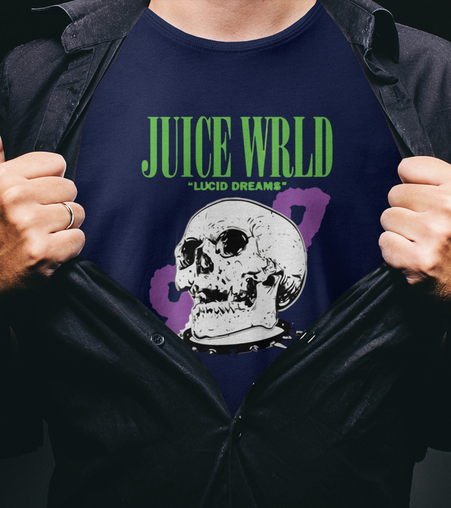 JUICE WRLD LUCID DREAMS 999 Skull T-Shirt